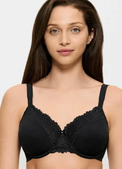 Outlet BADER Triumph Ladyform Soft-Minimizer-Bügel-BH schwarz