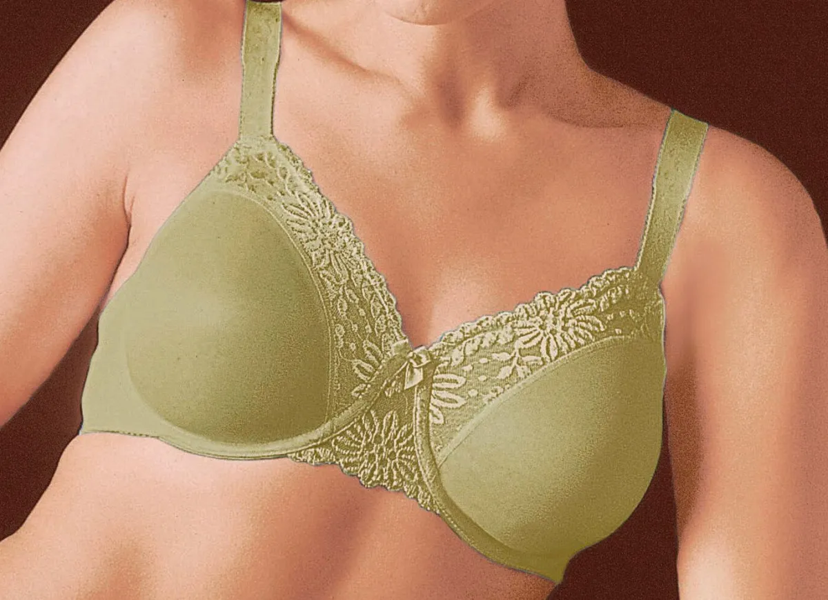 Best BADER Triumph Ladyform Soft-Minimizer-Bügel-BH pistazie