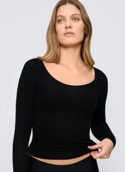 Hot TRIUMPH Langarm-Shirt SCHWARZ