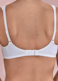 Hot TRIUMPH Modern Lace+Cotton Bügel-BH mit Elastikspitze WEISS