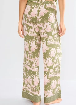 TRIUMPH -Aura Spotlight Hose mit hübschem Druckdessin PISTAZIE-ROSA-ECRU