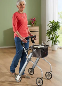 BADER Trust Care Russka Indoor Rollator Let's Go SILBER-SILBER