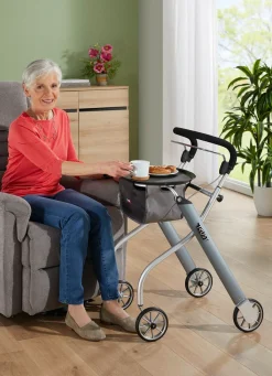 BADER Trust Care Russka Indoor Rollator Let's Go SILBER-SILBER