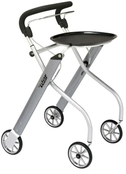 BADER Trust Care Russka Indoor Rollator Let's Go SILBER-SILBER