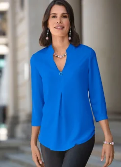 BADER Tunika mit V-Ausschnitt ROYALBLAU