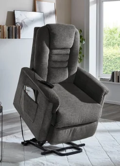 Clearance BADER TV-Sessel mit Motor und Aufstehhilfe ANTHRAZIT
