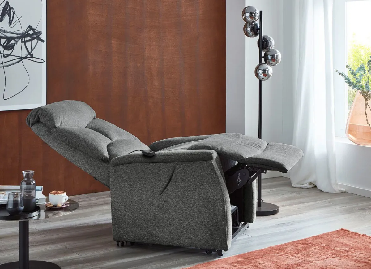 Discount BADER TV-Sessel mit Motor und Aufstehhilfe ANTHRAZIT