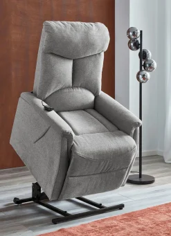 Best BADER TV-Sessel mit Motor und Aufstehhilfe GRAU