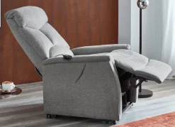 Best BADER TV-Sessel mit Motor und Aufstehhilfe GRAU