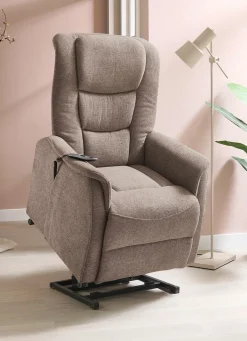 Discount BADER TV-Sessel mit Motor und Aufstehhilfe hellbraun