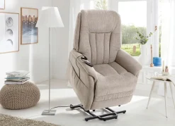 Sale BADER TV-Sessel mit Motor und Aufstehhilfe CREME