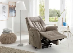 Hot BADER TV-Sessel mit Motor und Aufstehhilfe DUNKELBRAUN