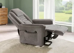 Discount BADER TV-Sessel mit Motor und Aufstehhilfe GRAU