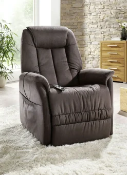 New BADER TV-Sessel mit Motor und Aufstehhilfe BRAUN