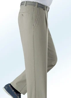 New BADER Unterbauch-Jeans mit Bundfalten in 3 Farben HELLOLIV