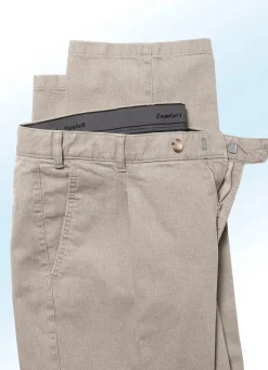 New BADER Unterbauch-Jeans mit Bundfalten in 3 Farben HELLOLIV