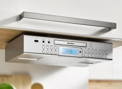 BADER Unterbau-Küchenradio von Karcher SILBER