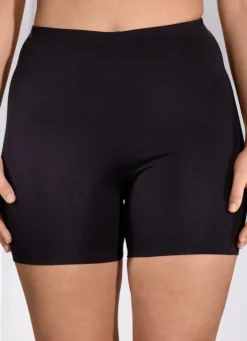 Clearance BADER Unterzieh-Radlerhose aus superweichem Feinjersey SCHWARZ
