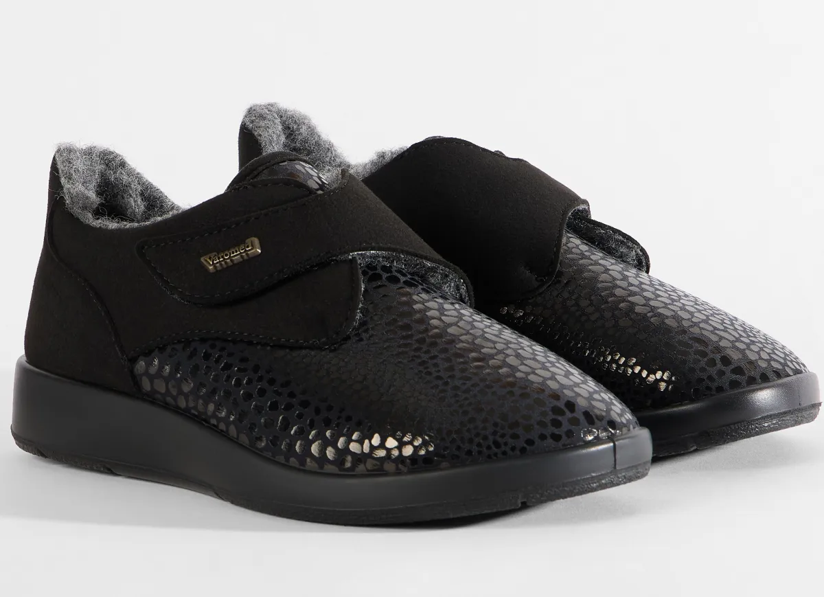 Best FLORETT Varomed - Damen/Herren Klett-Halbschuh SCHWARZ
