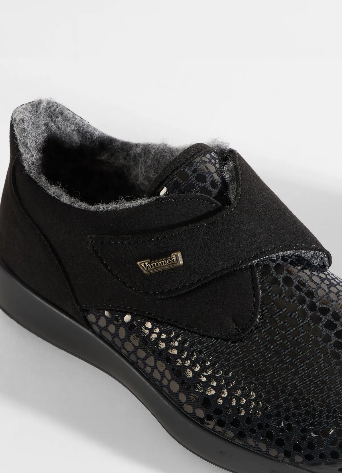 Best FLORETT Varomed - Damen/Herren Klett-Halbschuh SCHWARZ