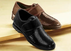 Clearance FLORETT Varomed Klett-Halbschuh für Damen und Herren MOCCA