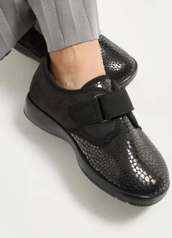 Sale FLORETT Varomed Klett-Halbschuh für Damen und Herren SCHWARZ