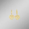 New BADER Vergoldete Ohrringe mit Zirkonia
