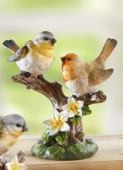 Outlet BADER Vögel auf Zweig BUNT