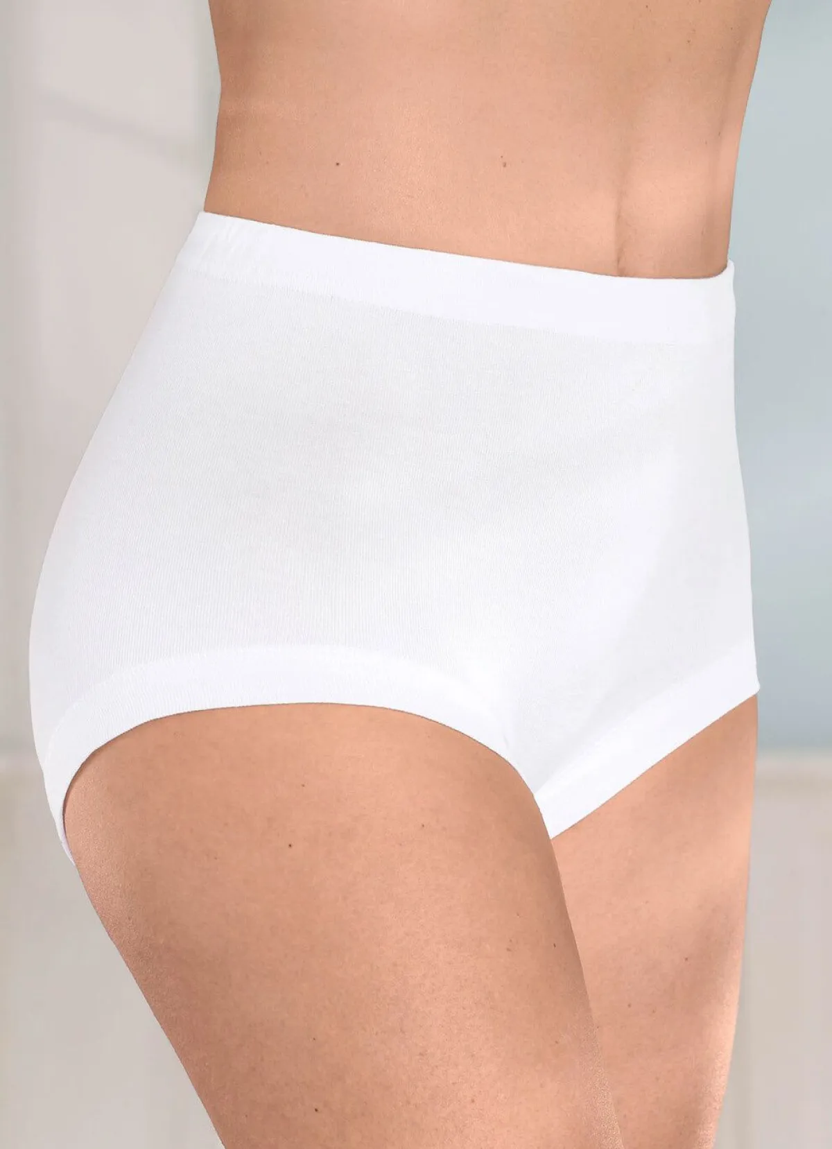 Hot VIANIA Fünferpack Slips mit Gummizug WEISS