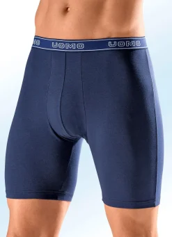 Outlet BADER Viererpack Longpants mit Elastikbund 2X NAVY, 2X SCHWARZ