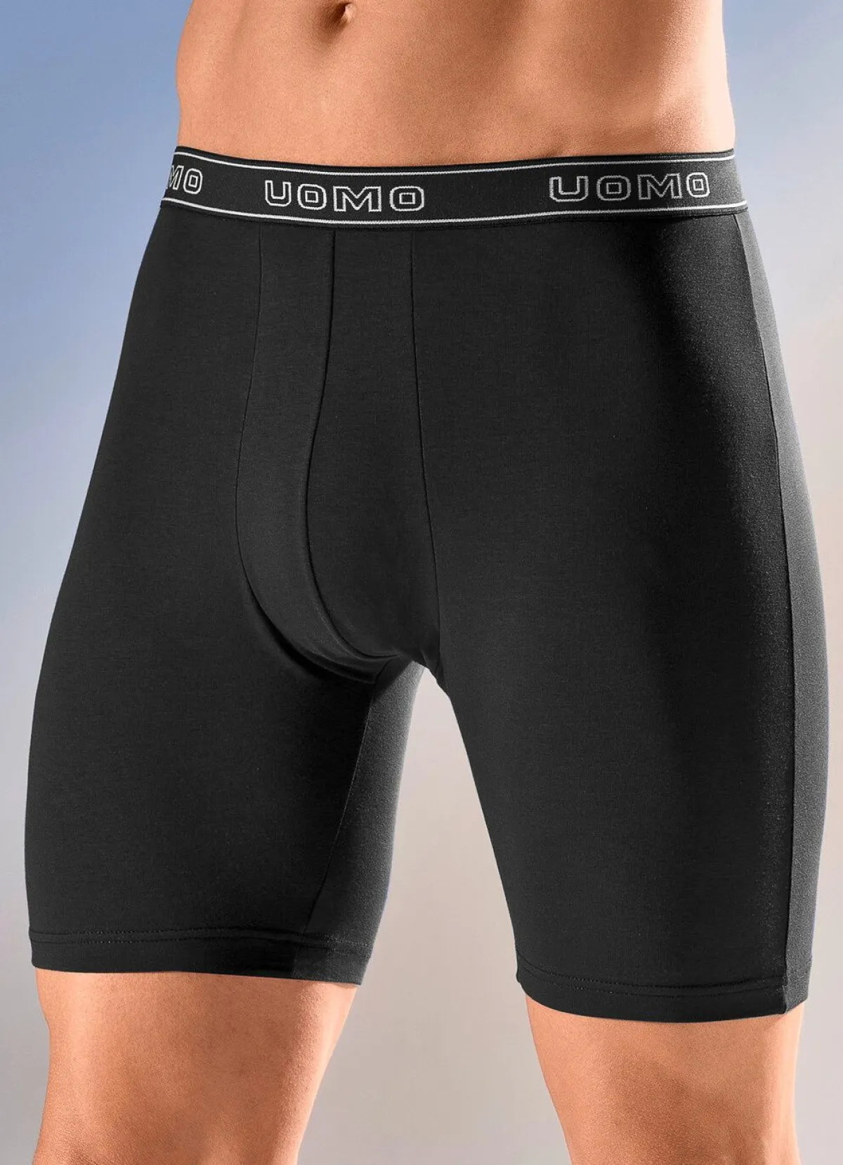 Outlet BADER Viererpack Longpants mit Elastikbund 2X NAVY, 2X SCHWARZ