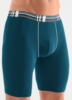 Outlet brio Viererpack Longpants mit Elastikbund 2X NAVY, 2X PETROL