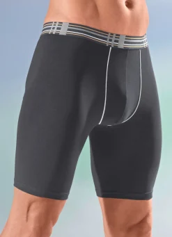 Sale brio Viererpack Longpants mit Elastikbund 2X SCHWARZ, 2X GRAU