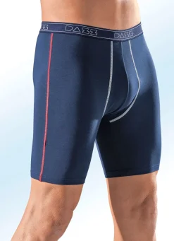 Best BADER Viererpack Longpants, uni mit Kontrastnähten NAVY