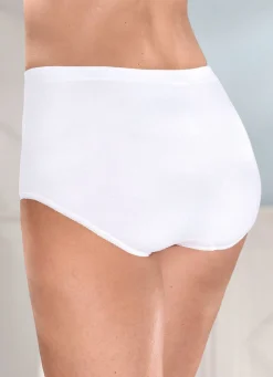 New NINA VON C. Viererpack Slips mit Batistmotiv WEISS