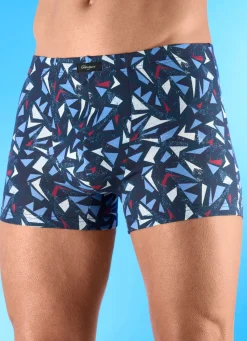 Clearance GLEYMOR Viererpack Pants mit Dehnbund 2X MARINE-BUNT, 2X UNI MARINE
