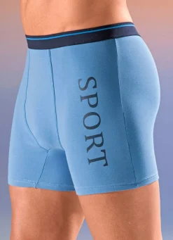 Discount BADER Viererpack Pants mit Elastikbund 2X HELLBLAU, 2X MARINE