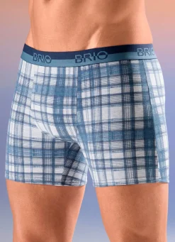 Outlet brio Viererpack Pants mit Elastikbund 2X BLAU-GRAU MELIERT, 2X UNI GRAU MELIERT