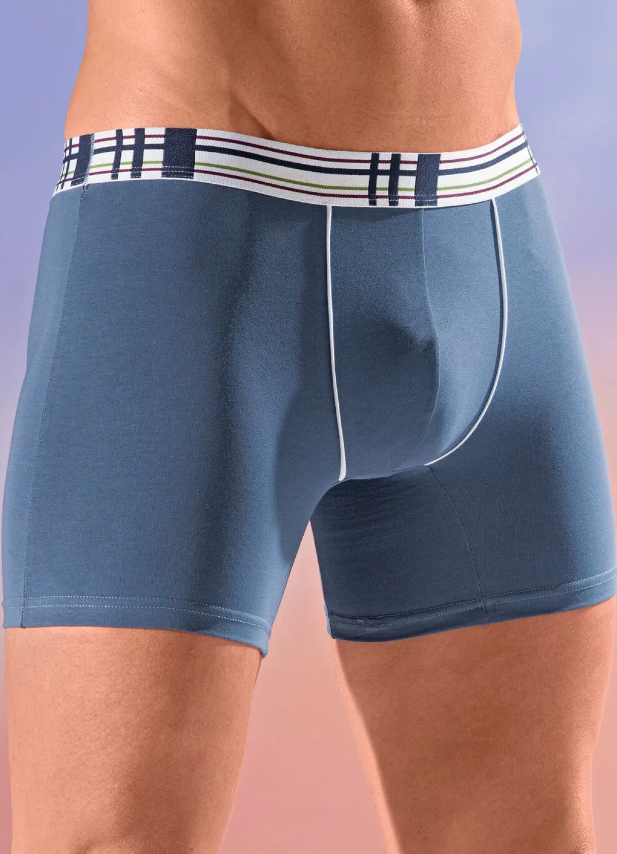 Sale brio Viererpack Pants mit Elastikbund 2X INDIGOBLAU, 2X BORDEAUX