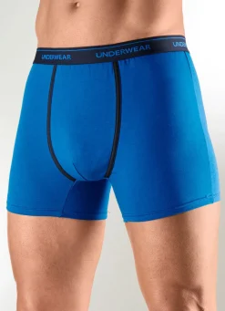 Best BADER Viererpack Pants mit Kontrastpaspeln 2X NAVY-ROYALBLAU, 2X ROYALBLAU-NAVY