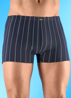 Clearance BADER Viererpack Pants mit Streifendessin 4X NAVY-BORDEAUX-WEISS