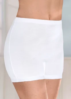 Clearance BADER Viererpack Schlüpfer mit Gummizug WEISS