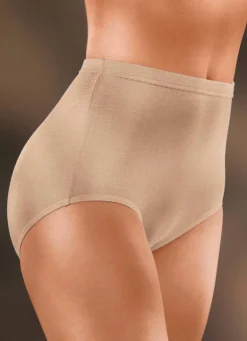 Online BADER Viererpack Slips mit Gummizug im Bund 2X BEIGE, 2X SCHWARZ