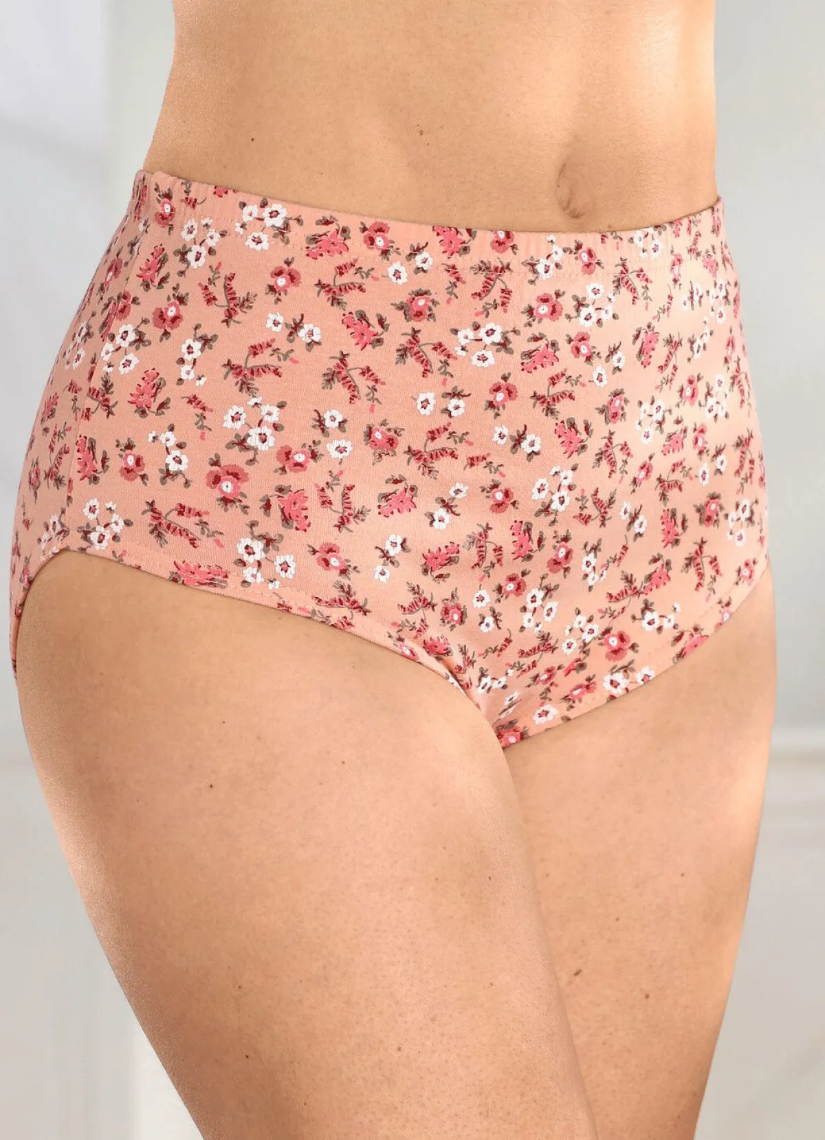 Online BADER Viererpack Slips mit Gummizug APRICOT-KORALLE-BUNT