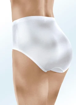 Hot BADER Viererpack Slips mit Gummizug 4X WEISS