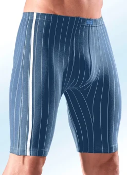 Online BADER Viererpack Longpants, gestreift 1X MARINE, 1X SCHWARZ, 1X JEANSBLAU, 1X BORDEAUX