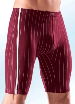 Online BADER Viererpack Longpants, gestreift 1X MARINE, 1X SCHWARZ, 1X JEANSBLAU, 1X BORDEAUX