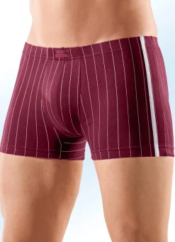Discount BADER Viererpack Pants, gestreift 1X MARINE, 1X SCHWARZ, 1X JEANSBLAU, 1X BORDEAUX