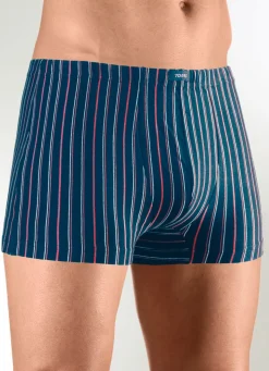 Sale BADER Viererpack Pants mit Dehnbund 1X SCHWARZ-BLAU-WEISS, 1X UNI SCHWARZ, 1X MARINE-R