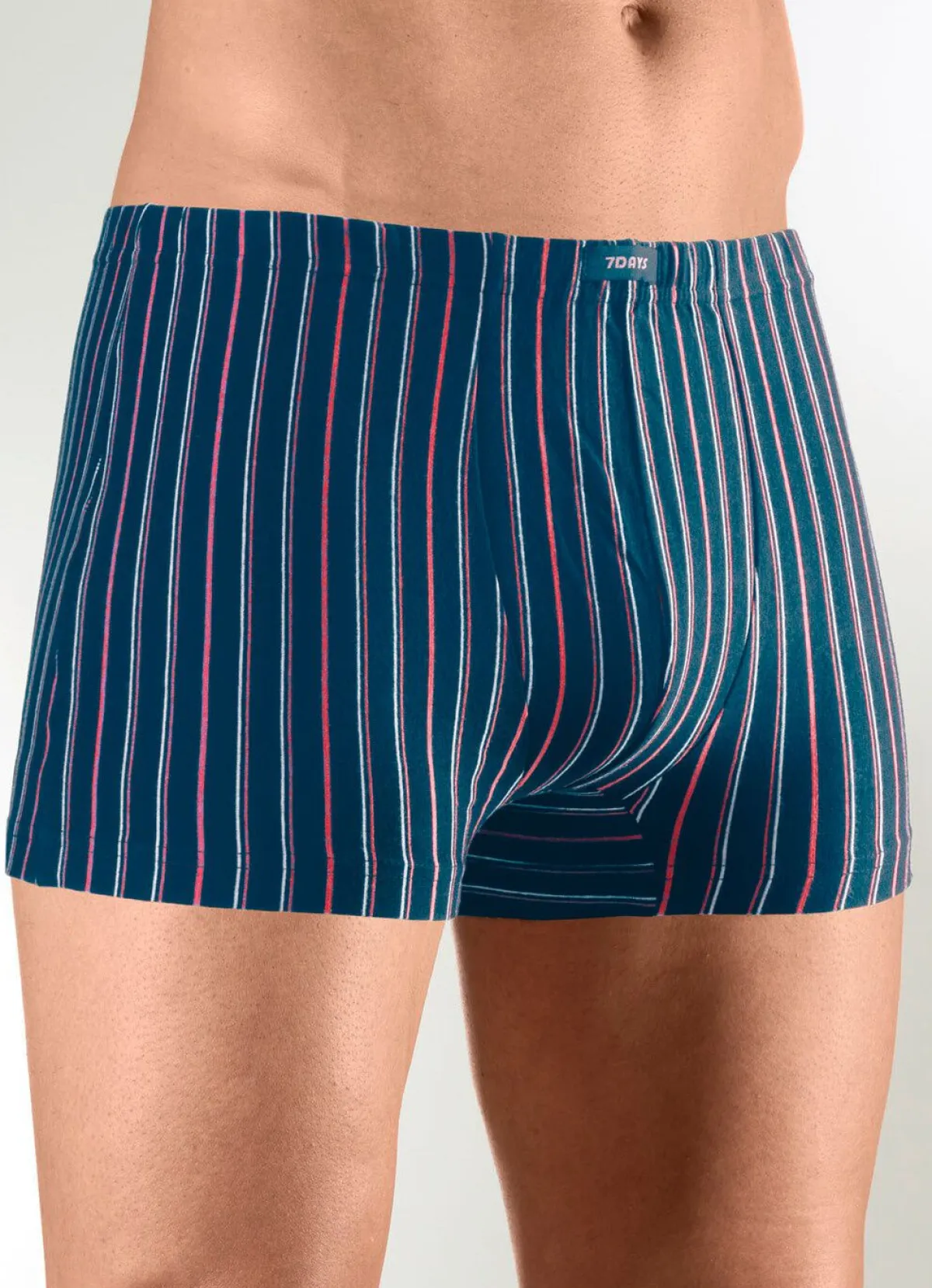 Sale BADER Viererpack Pants mit Dehnbund 1X SCHWARZ-BLAU-WEISS, 1X UNI SCHWARZ, 1X MARINE-R